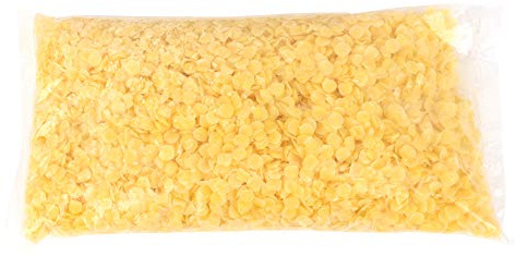 Cera d'api pura naturale alimentare 500g, cosmetica bianca e gialla, materiale per bellezza e cura della pelle - Livello cosmetico, multiuso per saponi fatti a mano e cosmetici (Gialla)