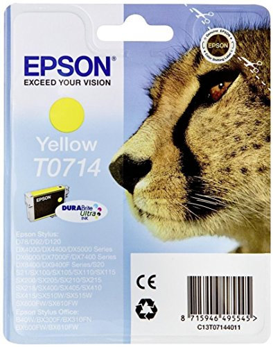 Epson 2666326 C13T07144022 Gelb Original Tintenpatronen Pack of 1