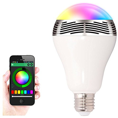 LED lampadina con telecomando bluetooth speaker e Muti di colore