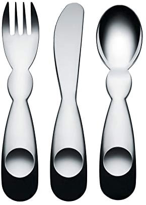 Alessi AM41S3 Kinderbesteckgarnitur, Silber