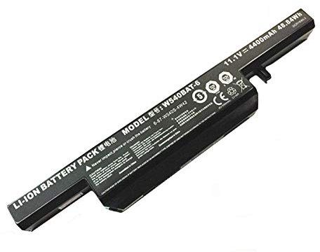 W540BAT-6 Laptop Akkus für Clevo W540EU W54EU W550EU W55EU W550 6-87-W540S-4U42 6-87-W540S-427 6-87-W540S-4W41(11.1V 4400mAh 48.84Wh)