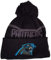 New Era Carolina Panthers NFL 2017 Black Collection Beanie - One-Size