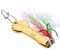 XUPHINX Fishing Lure Bait Topwater Spoon Spinner VIB Crank Bait Hook Fish Tool for Freshwater/Saltwater Gold 5g 1PC