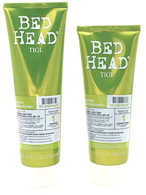 TIGI BED HEAD KIT RE-ENERGIZE HAARSHAMPOO 250 ml + SPÜSAM 200 ml | Ideal für häufige Anwendung
