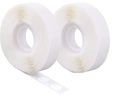 1000 Piezas Cinta Pegamento de Globo Puntos Adhesivos Doble Cara Cinta de Pegatinas para Bodas Cumpleaños Manualidades DIY Decoración