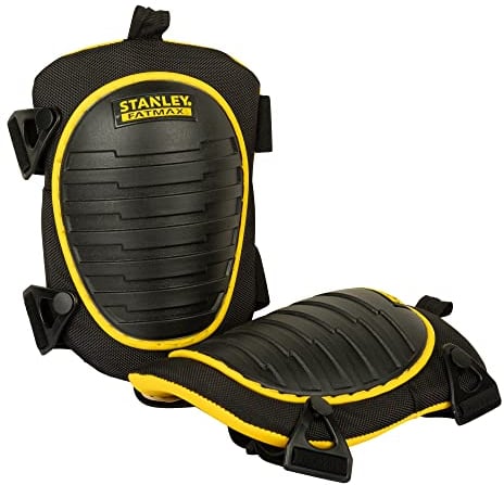 STANLEY FATMAX FMST82961-1 FATMAX Hard Shell Tactical Kneepads, Black & Yellow, One Size (Adjustable)