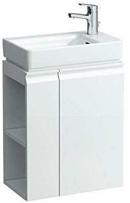 Laufen Pro S Waschtischunterschrank, zu Waschtisch 815954, Seitenablage Links, 480x275x580, Farbe: Graphit