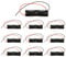 18650 Battery Holder,10PCS Battery Case,Serial Connection Single Slot Black Battery Holder Cell Battery Holder Case Holder,Battery Storage Holder with 2 Lead Wire for Electronic Equipment