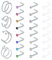 Incaton 1mm Nasenpiercing 32 Stk C Form Nasenring Nasenstecker Spirale L-Form Set aus Edelstahl 18 Gauge Nasenring Rundes Lippenpiercing Labret Piercing Schmuck Silber