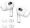 DamonLight 2 Paar AirPods Ohrstöpsel aus Silikon [passt Nicht in die Ladehülle] [US-Patent registriert] kompatibel mit Apple AirPods 4 (weiß)