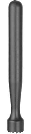 HENDI Cocktail Stössel, pizza, Cocktail-Stößel, Caipirinha-Stößel, ø34x207mm, Polypropylen, Schwarz