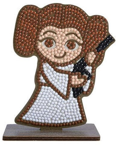 CRYSTAL ART Kit figurine à diamanter Star Wars - Princesse Leia