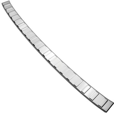 Aroba AR1291-CR Edelstahl Hochglanz Poliert Ladekantenschutz kompatibel mit BMW X1 U11 ab BJ. 10.2022> passgenau Abkantung Farbe Chrome