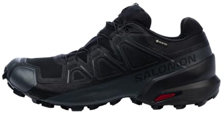 Salomon Herren Speedcross Gore-tex Trailrunning-Schuhe, Black Black Quiet Shade, 44 EU