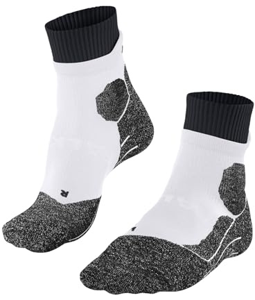 FALKE Herren Laufsocken RU Trail M So Funktionsmaterial antiblasen 1 Paar, Weiß White 2003, 42-43