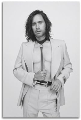 TeDe Jared Leto Poster für Wohnzimmer, Schlafzimmer, dekoratives Gemälde, Druck, Leinwand, Wand, 20 x 30 cm, ungerahmt