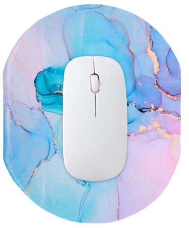 Dimeho Small Mouse Pad Washable Non-Slip Mousepads Comfortable Rubber Base Mouse Pad for Home Office Travel Small Space only Takes up Wrist and Mouse Space 6 x 7 Inch