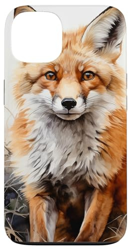 Fuchs Aquarell Illustration Grafik Hülle für iPhone 13