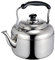 Bouilloire bourdonnante Théières en acier inoxydable Bouilloires à thé en acier inoxydable Bouilloire à thé de camping Cuisinière sifflante Bouilloire à thé en fonte Pot à eau en métal Poignée en b