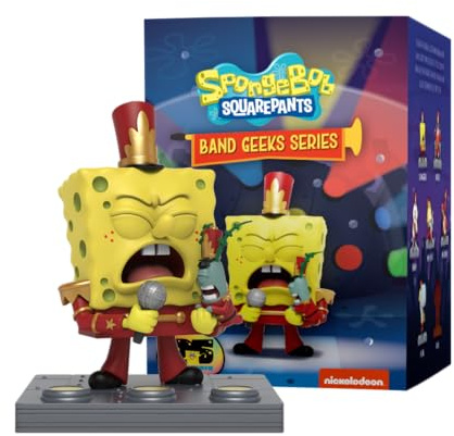 Mighty Jaxx Spongebob Squarepants Band Geek | Überraschungsbox-Sammelfigur | EIN zufälliges Zeichen