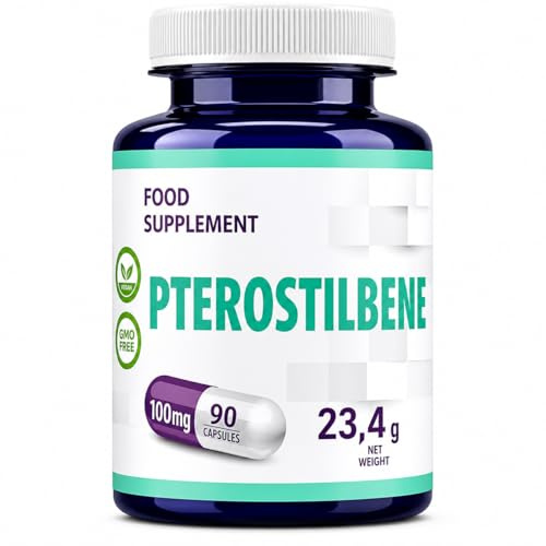 Hepatica trans-Ptérostilbène 100 mg | Ingrédient Unique | 90 Gélules Véganes | Réserve 3 Mois | GMP & laboratoire indépendant