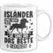 Isländer Pferde Tasse Geschenk Isländische Reiterin Geschenkidee Pferde-Liebhaber Geburtstag Kaffee-Becher (Weiß)