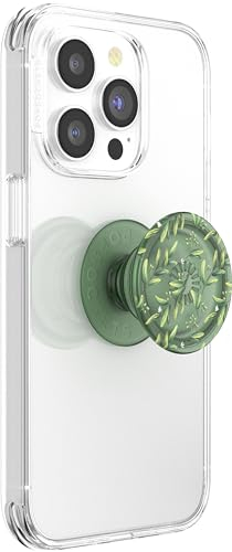 PopSockets Plant-Based Phone Grip with Expanding Kickstand, Adhesive Grip, Eco-Friendly - Olive