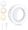 OSDUE Selfie Licht, Ringlicht Handy, 40 LED Ringleuchte, Handy Licht mit 3 Farbtemperaturen, USB-Laden Ring Licht für Telefon, Laptop, Make-ups, Video-Anrufe, Geschenk für Frauen