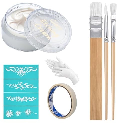 Glasätzcreme-Set, zum Ätzen von Designs auf Glasoberflächen