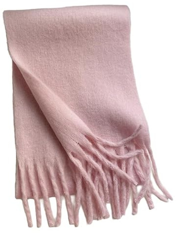 YsRoad Écharpe Femme -Cachemire Imité echarpe à carreaux/unie chale,echarpes chaud duveteuse femme hiver grosse,