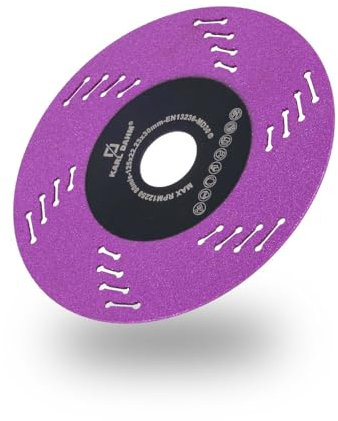 Karl Dahm® Disco da taglio diamantato Jolly Pink Power Ø 125 mm, taglio preciso per piastrelle, vetro, pietra naturale e altro, lunga durata, art. 50540