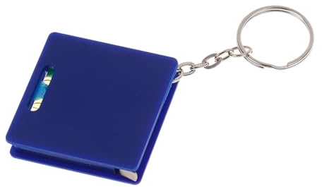 Mini Keychain Tape, Measure with Square and Bubble Level Steel Ruler, 1meter Measuring Tape for Household Small Steel Tape Measure Keychain