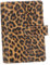 FUNOMOCYA Loose Leaf Binder Cover Imitation Leather Budget Planer mit Magnetverschluss Dekorativer Druck Leicht und Tragbar für Schule Büro und Reisen
