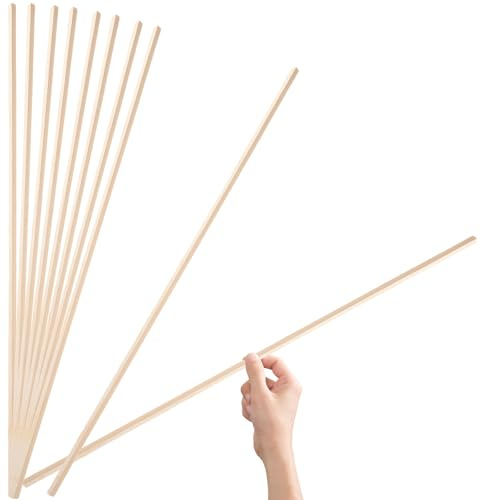 jojofuny Moulures Décoratives en Bois Naturel pour Fenêtre 10 Pcs, Baguettes DIY en Bois de Paulownia, Triangle Isocèle 6 Mm X 50 Cm, Garniture Moustiquaire pour Intérieur et Extérieur,