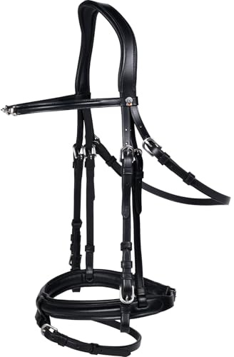 WALDHAUSEN Trensenzaum X-Line Charmbit, schwarz, VB