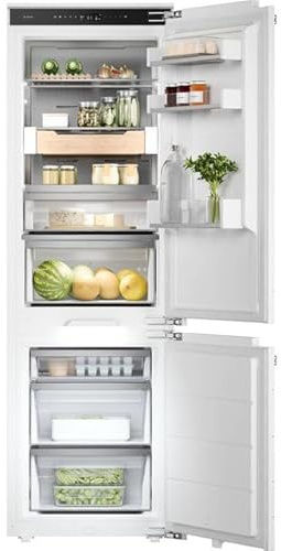 ASKO RBC576DNC1.UK Wifi Connected 177cm 60/40 Integrated Frost Free Fridge Freezer with Door-on-door - White - C Rated