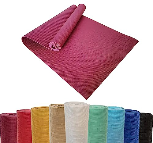#DoYourYoga - Fitnessmatte Yogamatte »Kirana« aus ECO-PVC - 183 x 61 x 0,4 cm - rutschfest & robust - Gymnastikmatte ideal für Yoga, Pilates, Workout, Outdoor, Gym & Home - Aubergine