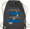 Turnbeutel Rucksack - Länder Fahnen und Flaggen - Ich brauche keine Therapie ich muss nur nach Neuseeland - Unisize - Dunkelgrau - geschenke country souvenir juterucksäcke urlaub beutelrucksäcke