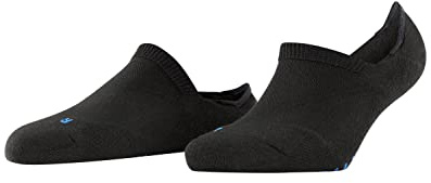 FALKE Women's Cool Kick Invisible W In Soft Breathable Quick Drying No-Show Plain 1 Pair Liner Socks, Black 3000-O, 2.5-3.5