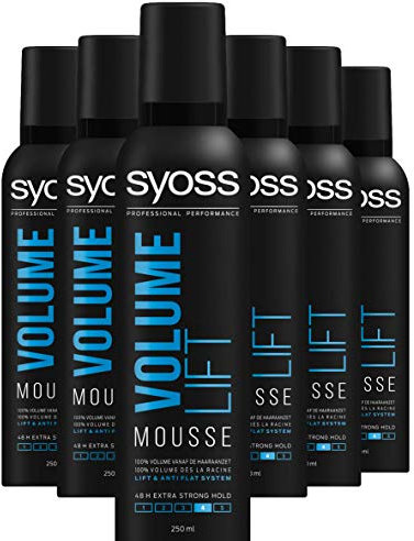6x Syoss Volume Lift Mousse 250 ml