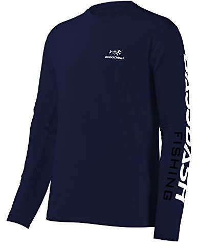 Bassdash Maglietta da Pesca Lunghe Maniche Camicia da Pescatore Abbigliamento da Pesca Protezione Solare UV UPF