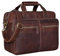 STILORD 'Explorer' Lehrertasche Leder Herren Damen Aktentasche Büro Schulter- oder Umhängetasche für Laptop mit Dreifachtrenner Echt Leder Vintage, Farbe:maraska - dunkelbraun