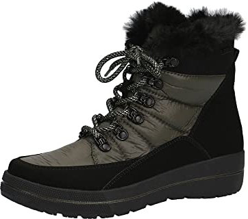 Caprice Damen 9-9-26240-29 Stiefelette, Black/Khaki CO, 38.5 EU