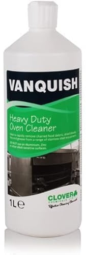 Aardvark Janitorial Supplies Heavy Duty Oven Cooker Hob Cleaner - Ideal to Rapidly Remove Burnt Food, Fats, Grime and Grease from Ovens, Deep Fat Fryers, Barbeques, Extraction Hoods & Grills (1L)