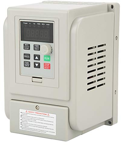 Trasformatore Monofase VFD, AT2-1500X Inverter a Frequenza Variabile 1.5KW 220V 8A Controller VFD Monofase per Motore Mandrino Trifase