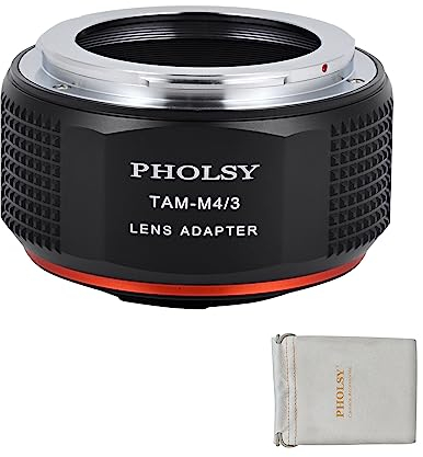 PHOLSY Lens Mount Adapter Compatible with Tamron ADAPTALL-2 Lens to Micro Four Thirds (MFT M4/3 Micro 4/3) Mount Cameras Compatible with Olympus Panasonic Lumix Cameras Compatible with Tamron to M4/3