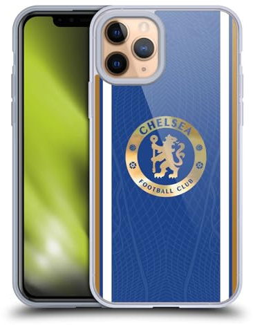 Head Case Designs Officially Licensed Chelsea Football Club Home 2023/24 Kit Soft Gel Case Compatible With Apple iPhone 11 Pro