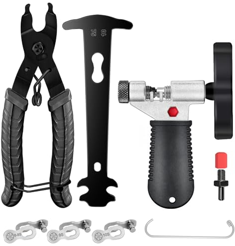 AiQInu Herramienta de Cadena para Bicicleta, Herramienta Cadena Bicicletas para Tronchacadenas, Cortador de Divisor de Cadena