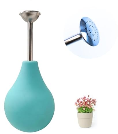 Ballbrause Anzucht 230ml,Pflanzen Blumen Sprüher Zerstäuber Hand Silber grün Wasser Nebel Sprinkler Kugel