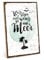 TypeStoff Holzschild mit Spruch – Zu wenig am Meer – im Vintage-Look mit Zitat als Geschenk und Dekoration zum Thema Strand, Urlaub - HS-01401